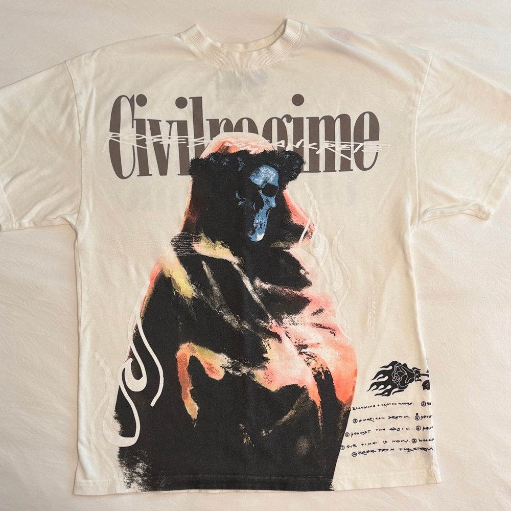 Civil Regime Graphic Tee - White